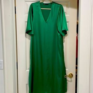 Zara satin Kaftan size small